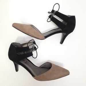 Life Stride Sena Suede Elastic Strap Pumps Heels